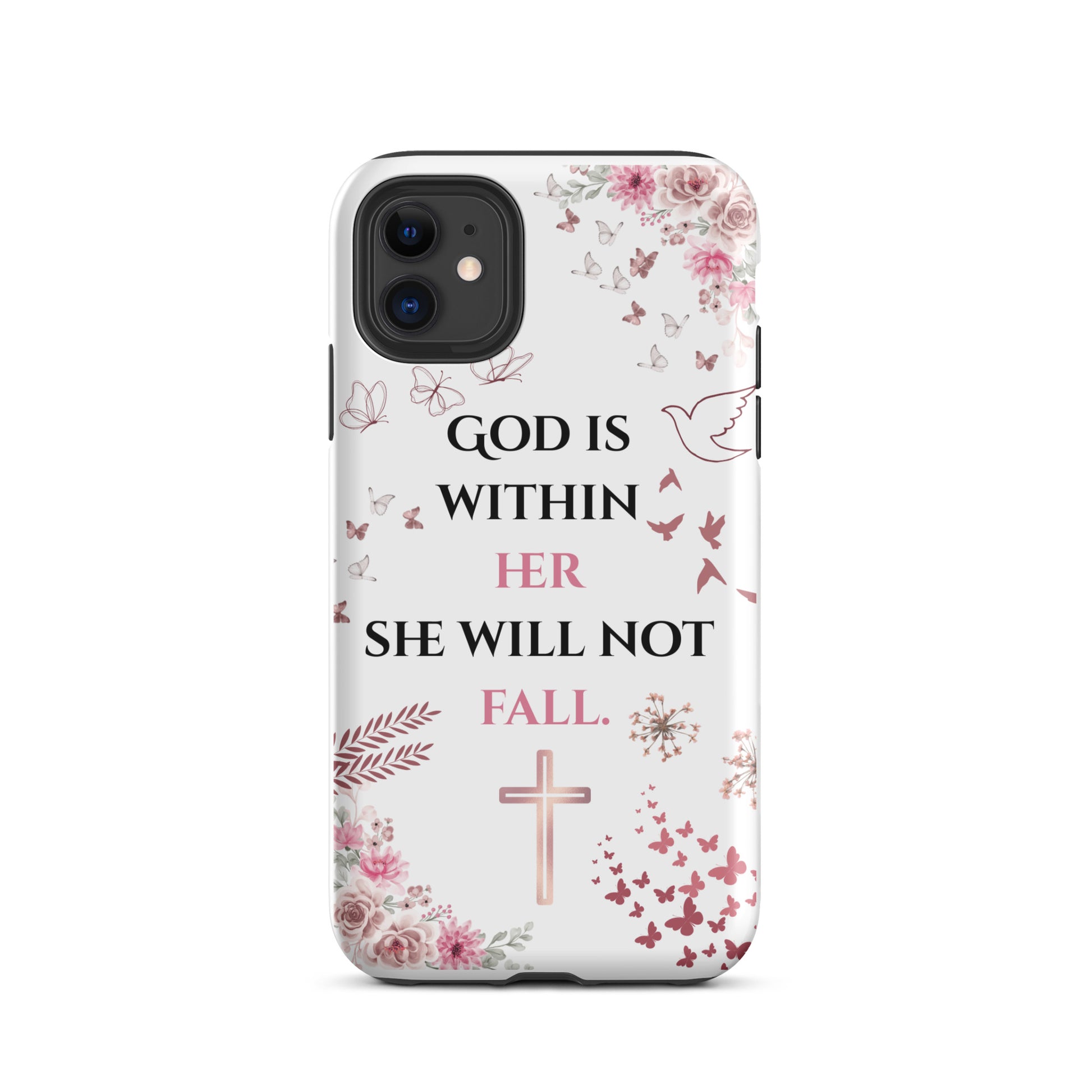 God is within her Phone Case for iPhone Goods with Grace God is within her Phone Case for iPhone Goods with Grace
