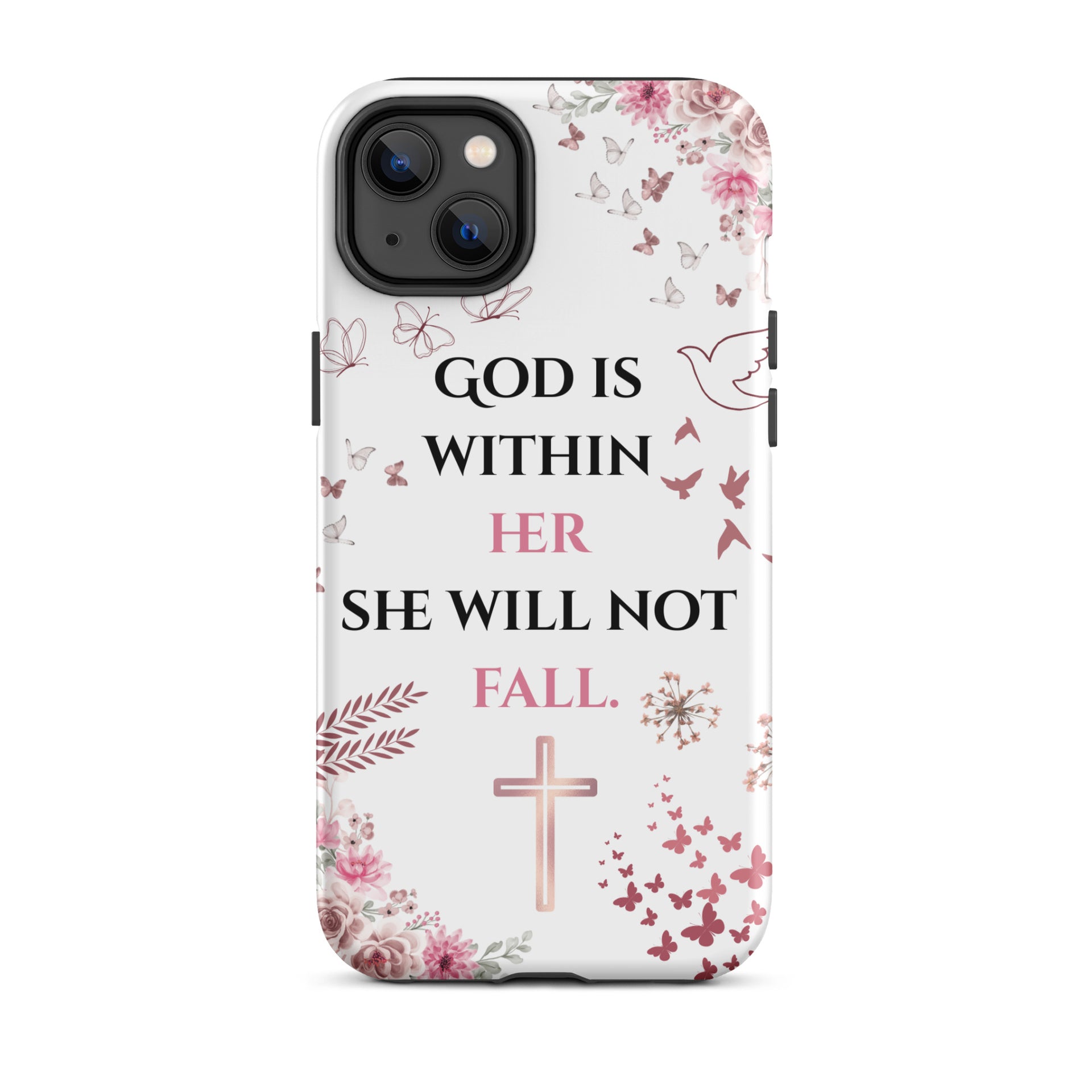 God is within her Phone Case for iPhone Goods with Grace God is within her Phone Case for iPhone Goods with Grace